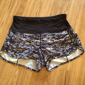 Lululemon High Waist Speed Shorts
